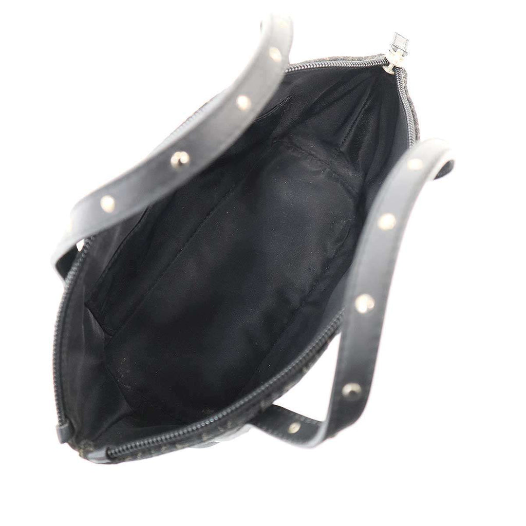 Dior Trotter Canvas Mini Handbag Pouch Black — view 6