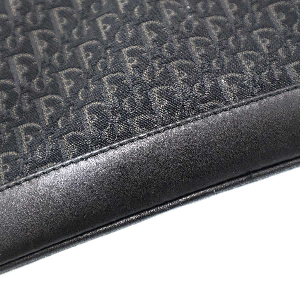 Dior Trotter Canvas Mini Handbag Pouch Black — view 9