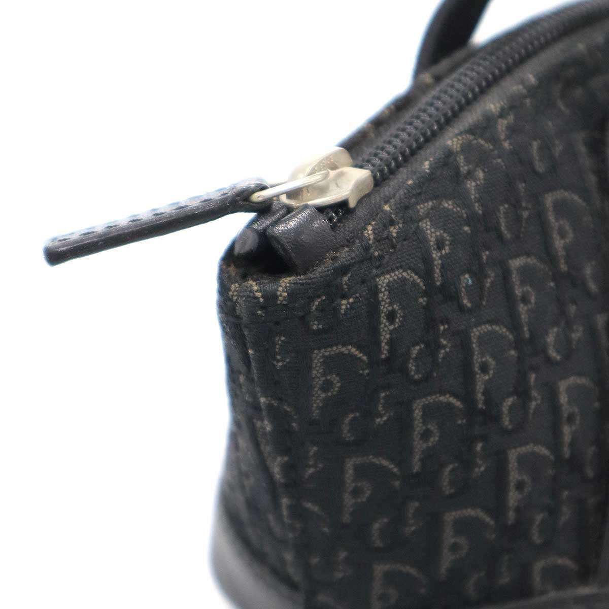 Dior Trotter Canvas Mini Handbag Pouch Black — view 7