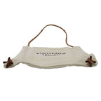 Hermes Aline Toile Chevron MM Toileche Blanc 2-Way Shoulder Backpack Beige — view 4