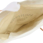 Hermes Aline Toile Chevron MM Toileche Blanc 2-Way Shoulder Backpack Beige — view 6