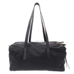 Prada Re-Nylon Large Top Handle Bag Black — view 2