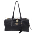 Prada Re-Nylon Large Top Handle Bag Black