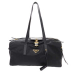 Prada Re-Nylon Large Top Handle Bag Black