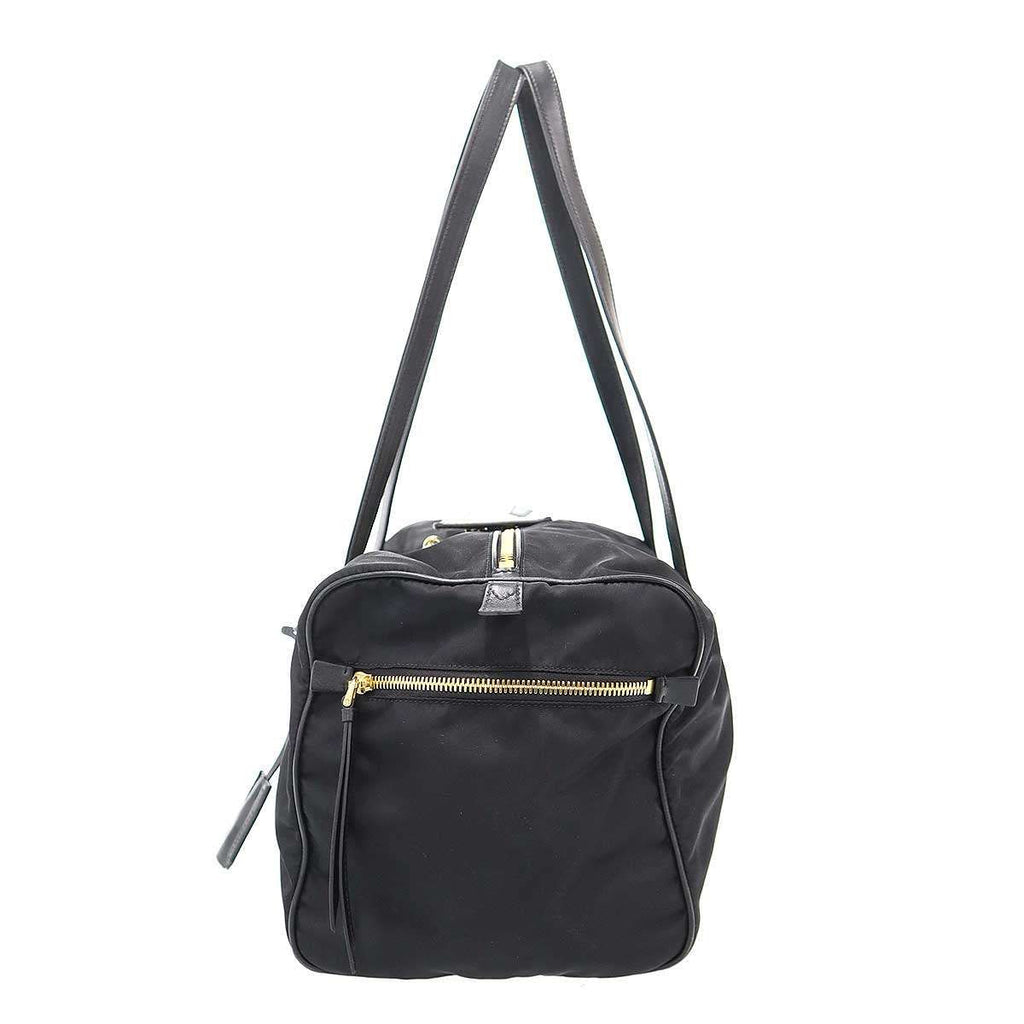 Prada Re-Nylon Large Top Handle Bag Black — view 3