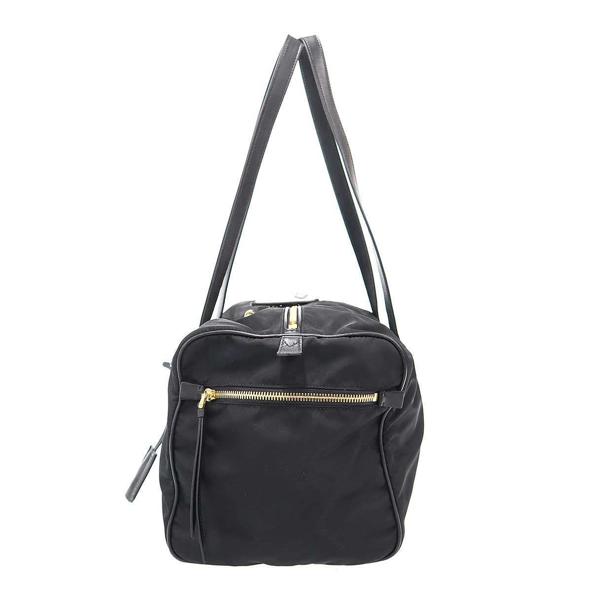 Prada Re-Nylon Large Top Handle Bag Black — view 3