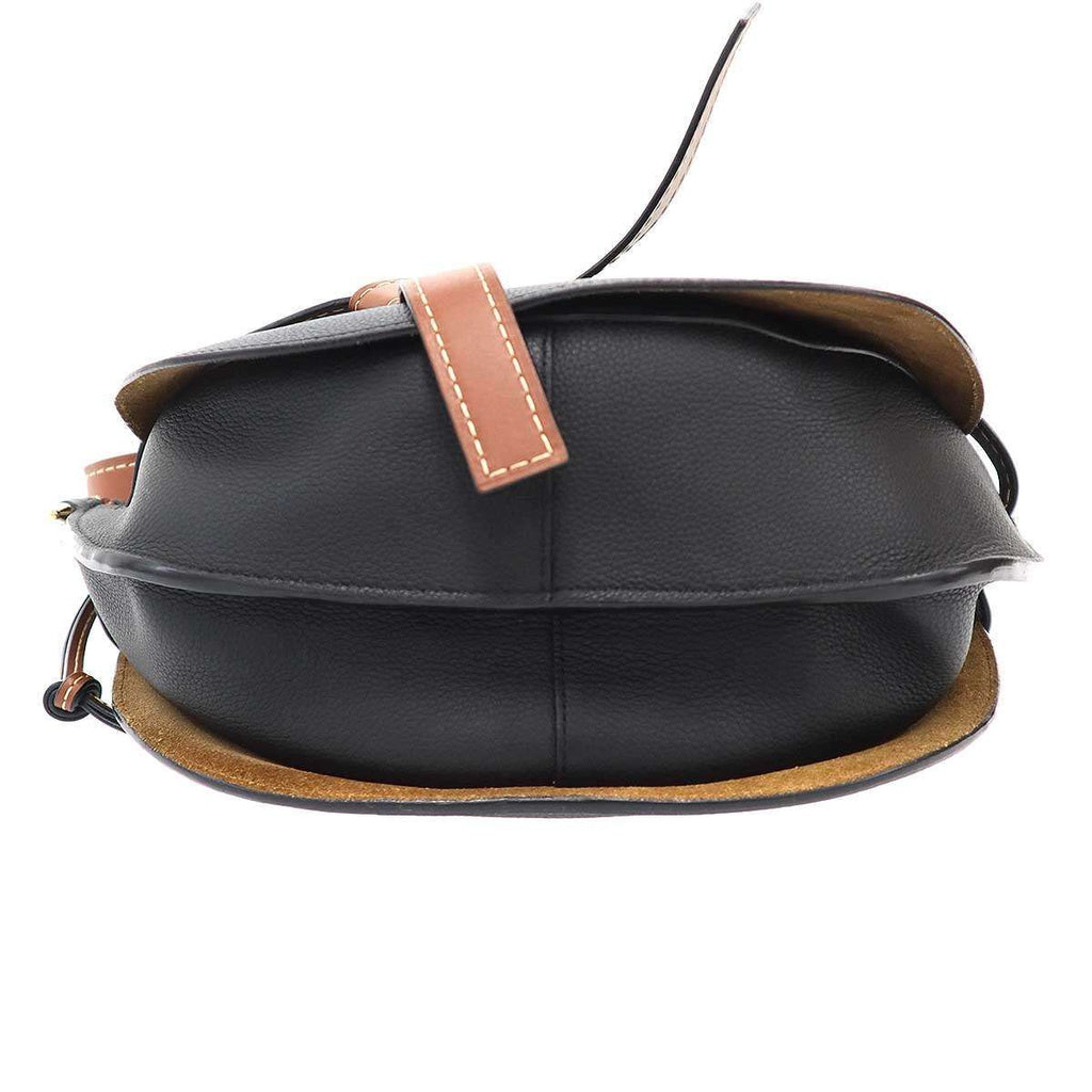 Loewe Gate Small Shoulder Bag Black Brown — view 5