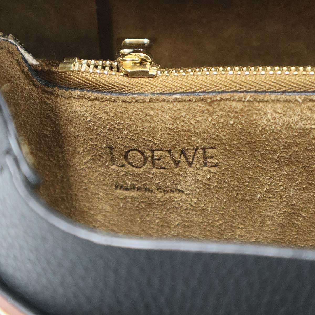 Loewe Gate Small Shoulder Bag Black Brown — view 6