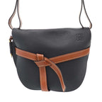 Loewe Gate Small Shoulder Bag Black Brown — view 2