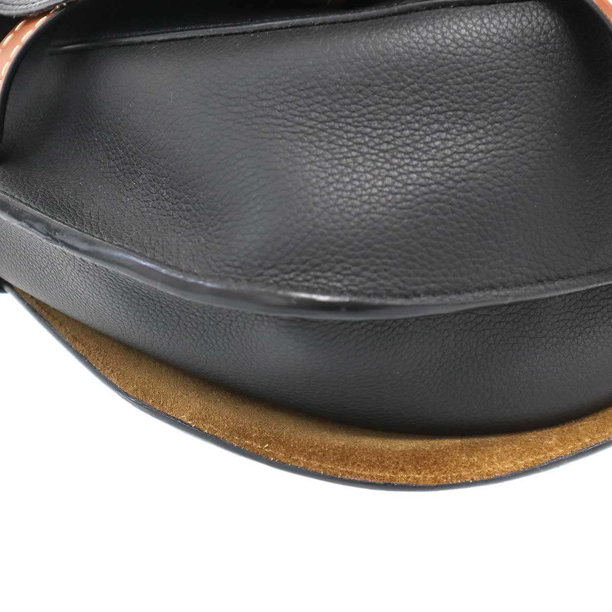 Loewe Gate Small Shoulder Bag Black Brown — view 9