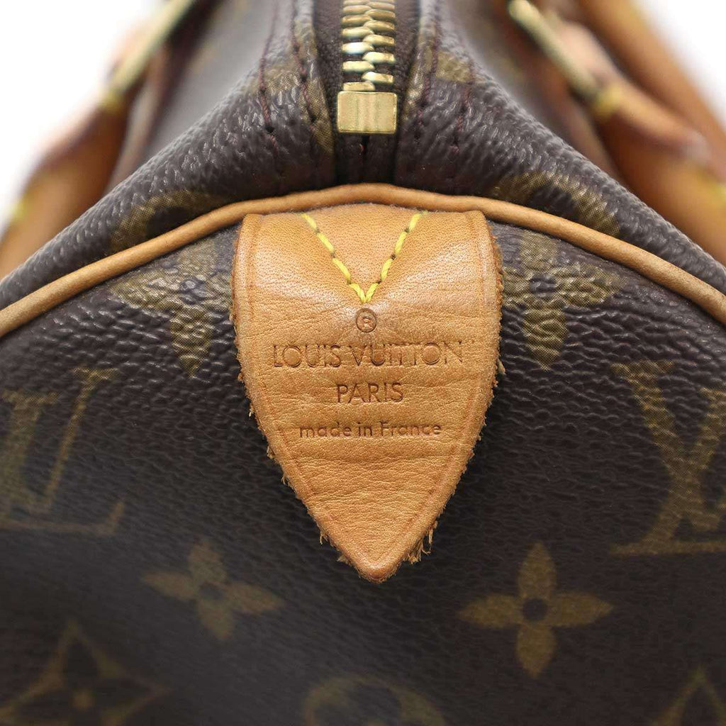 Louis Vuitton Speedy 30 Monogram Handbag Brown — view 5