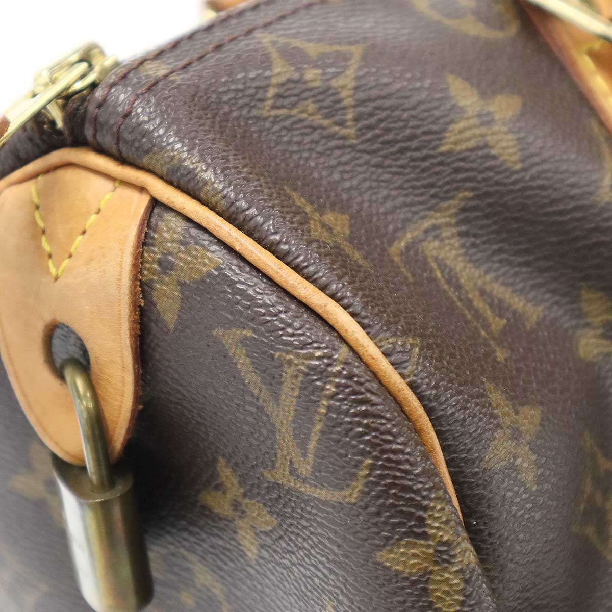 Louis Vuitton Speedy 30 Monogram Handbag Brown — view 7