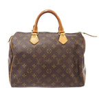 Louis Vuitton Speedy 30 Monogram Handbag Brown — view 2