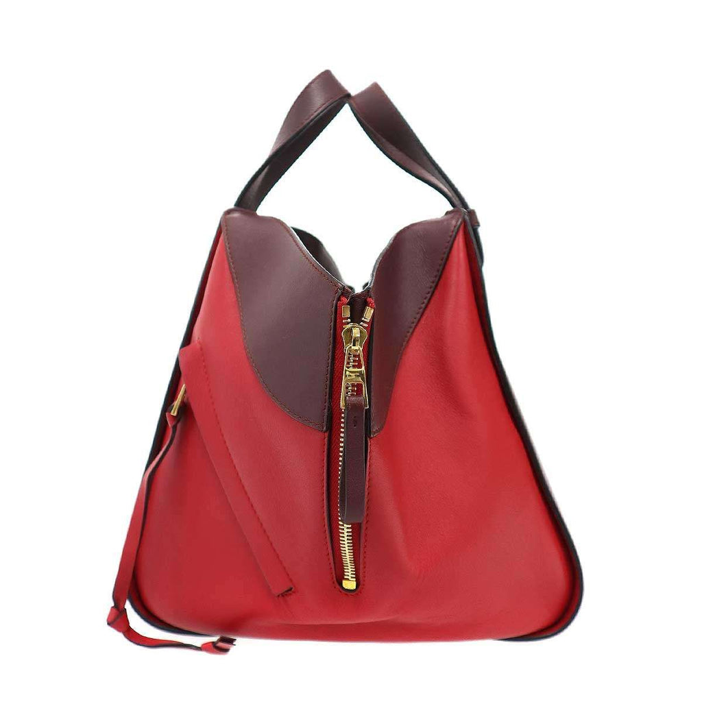 Loewe Hammock Small Bicolor Shoulder Tote — view 3