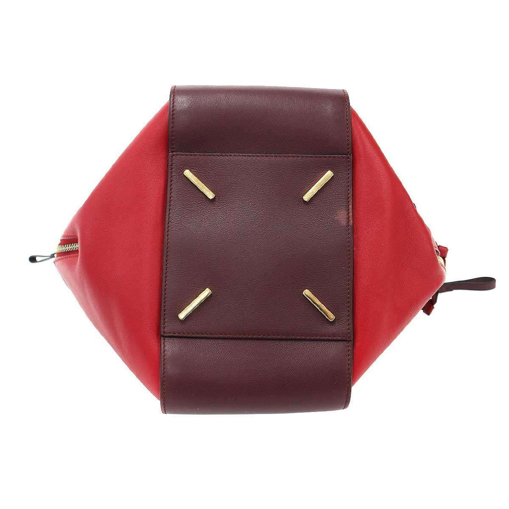 Loewe Hammock Small Bicolor Shoulder Tote — view 4