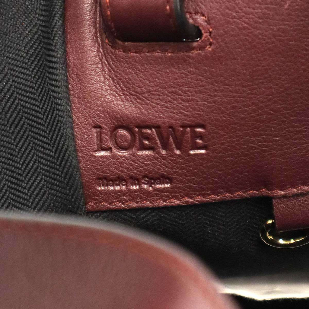 Loewe Hammock Small Bicolor Shoulder Tote — view 5