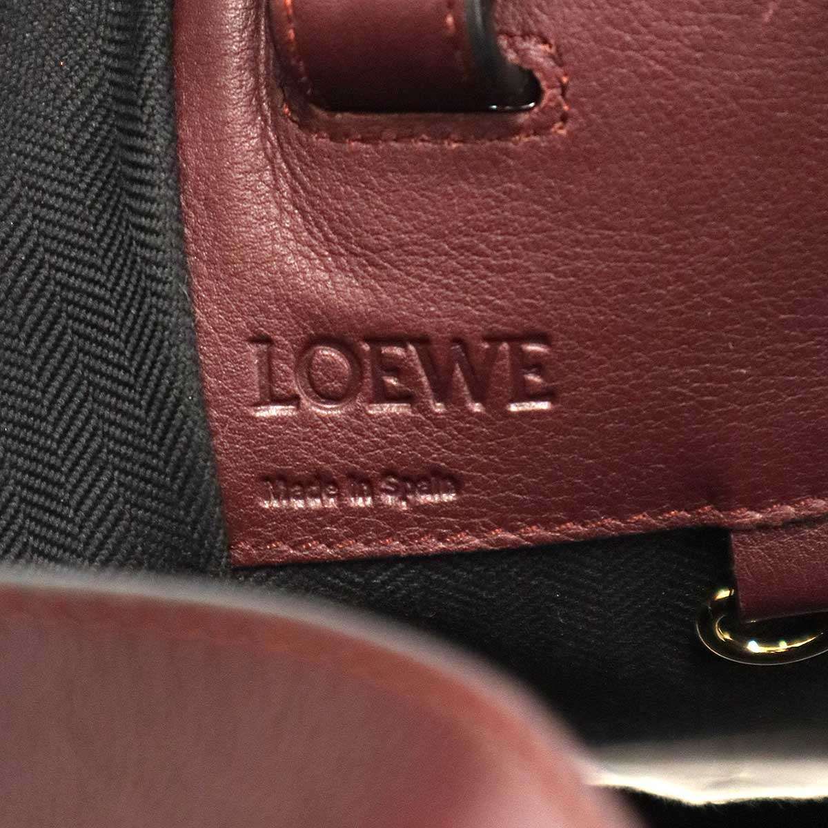 Loewe Hammock Small Bicolor Shoulder Tote — view 5