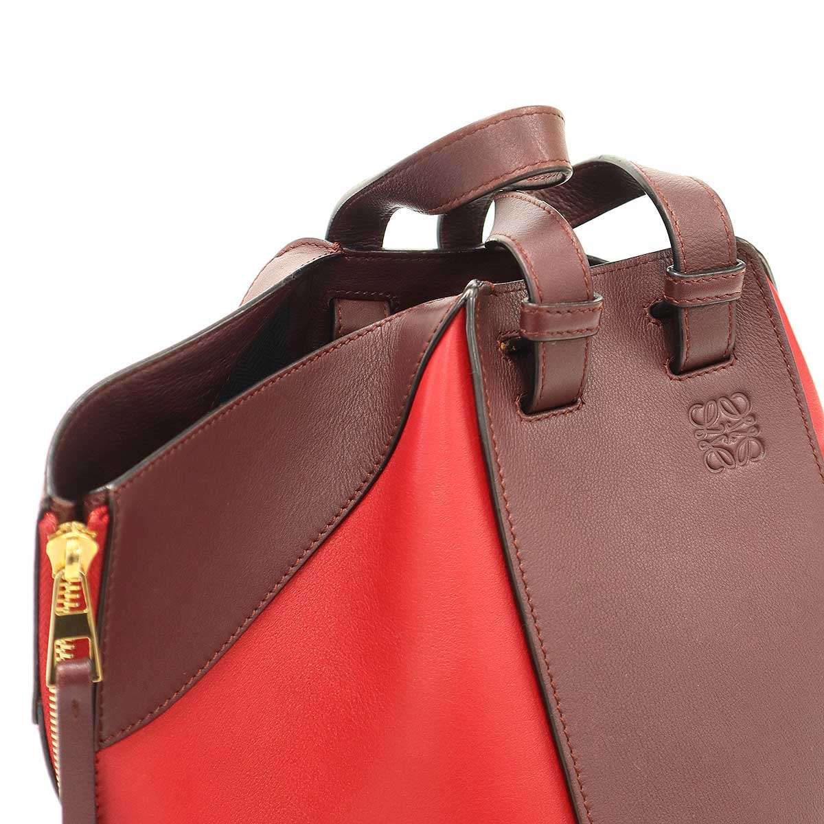 Loewe Hammock Small Bicolor Shoulder Tote — view 7