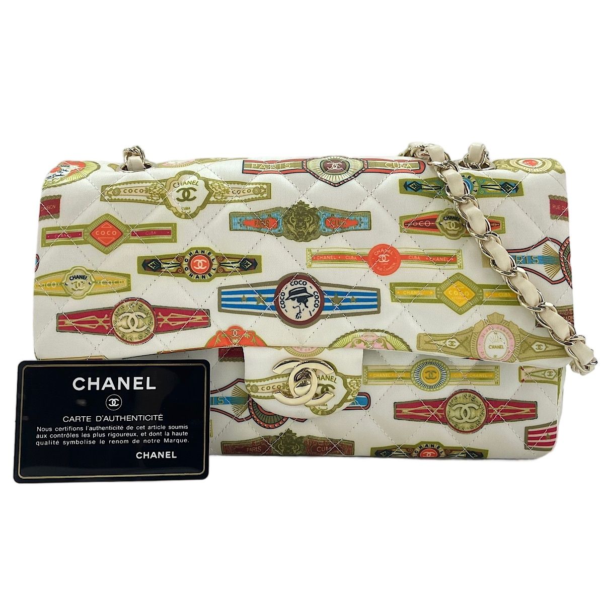 Chanel Shoulder Bag Quilted Cuba Collection 25