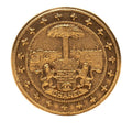 Chanel Round Brooch Gold Plated
