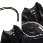 Prada Camouflage 2-Way Shoulder Bag Gray Purple Black Leather — view 9