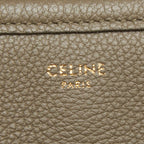 Celine Small Fold Cover 2-Way Shoulder Bag Beige Leather — view 9