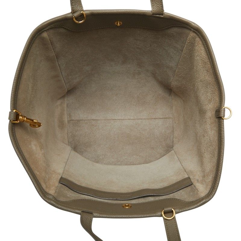 Celine Small Fold Cover 2-Way Shoulder Bag Beige Leather — view 8