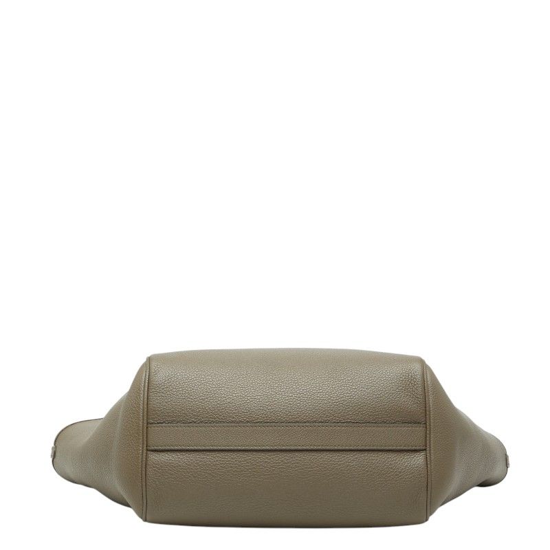 Celine Small Fold Cover 2-Way Shoulder Bag Beige Leather — view 3