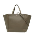 Celine Small Fold Cover 2-Way Shoulder Bag Beige Leather