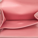 Celine Triomphe Small Flap Wallet Trifold Pink Leather — view 5