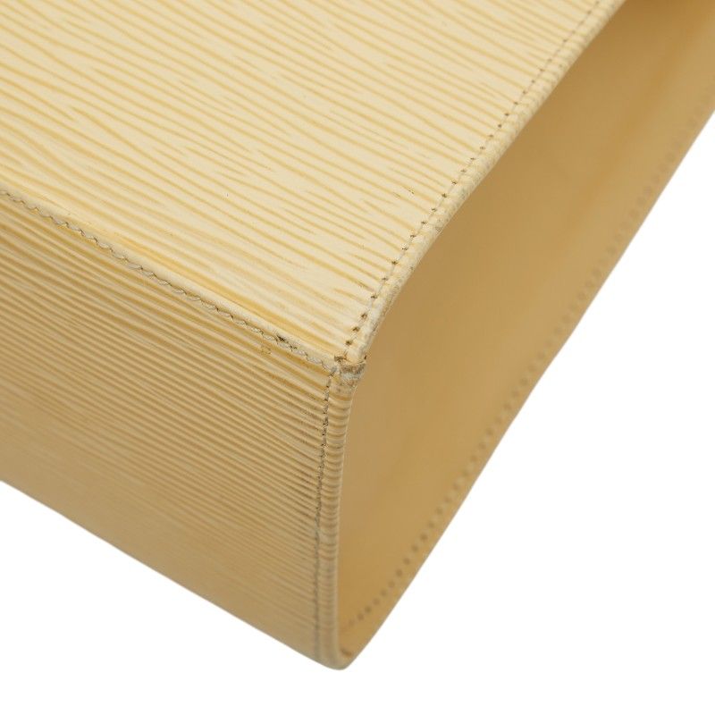 Louis Vuitton Epi Croisette PM Tote Vanilla Yellow Leather — view 4