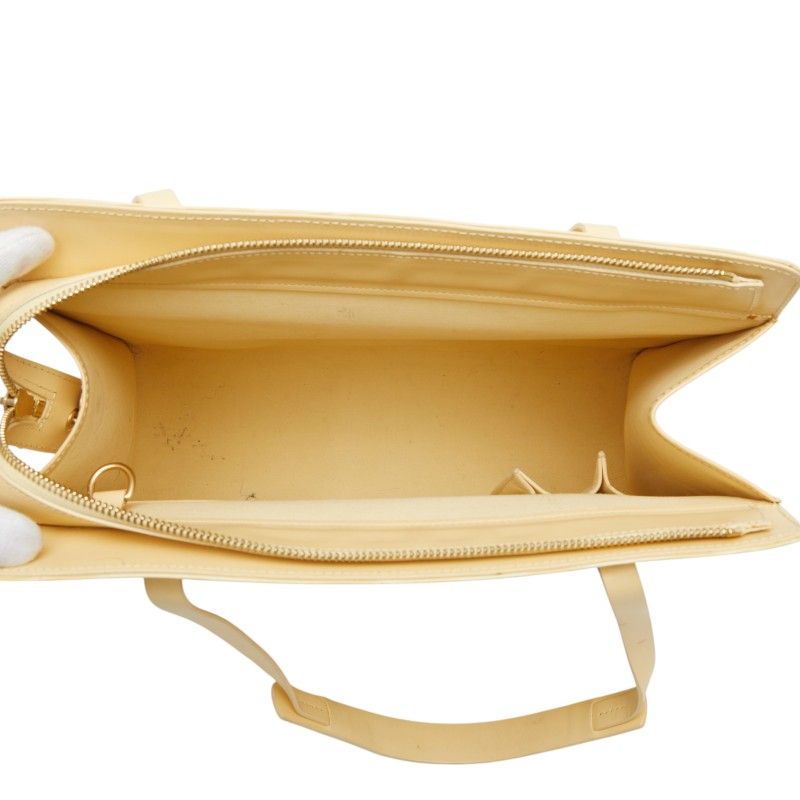 Louis Vuitton Epi Croisette PM Tote Vanilla Yellow Leather — view 9