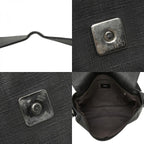 Fendi Zucca Crossbody Shoulder Bag Gray Black — view 9