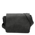 Fendi Zucca Crossbody Shoulder Bag Gray Black