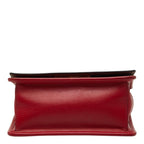 Fendi Mini Canai Chain Shoulder Bag Red Leather — view 3