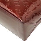 Louis Vuitton Monogram Vernis Wilshire MM Tote Rouge Fauvist Patent Leather — view 6