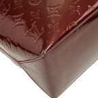 Louis Vuitton Monogram Vernis Wilshire MM Tote Rouge Fauvist Patent Leather — view 5