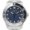 Gucci Timeless Sports Watch Navy Silver Stainless Steel