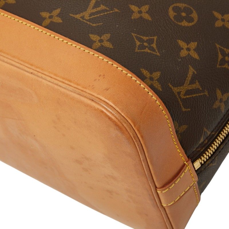 Louis Vuitton Monogram Alma Handbag Brown — view 4