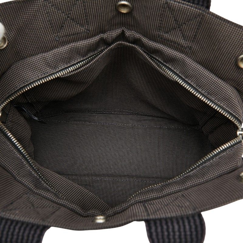 Hermes Her Line Tote PM Gray Canvas — view 6