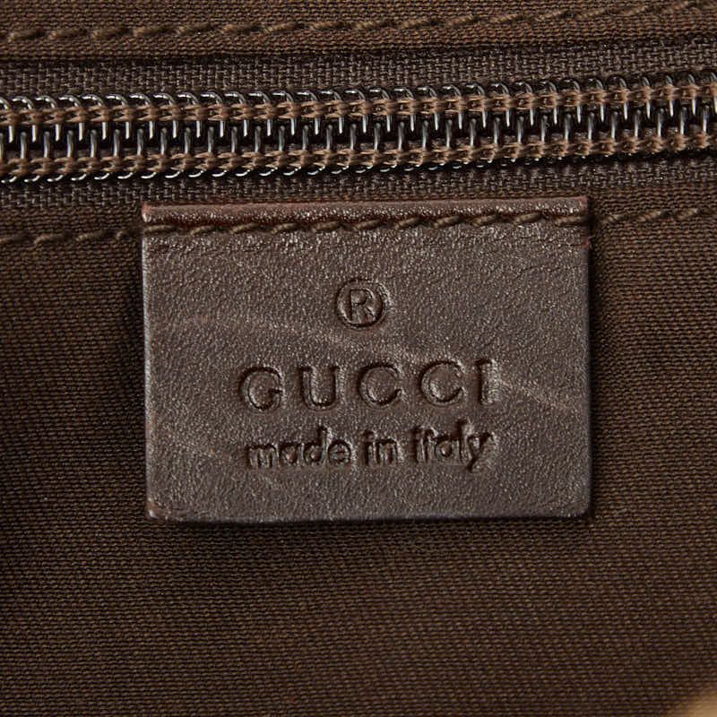 Gucci GG Canvas Belt Bag Beige Brown — view 8