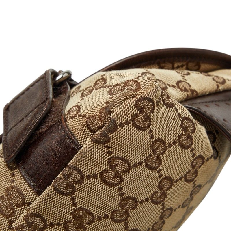 Gucci GG Canvas Belt Bag Beige Brown — view 4