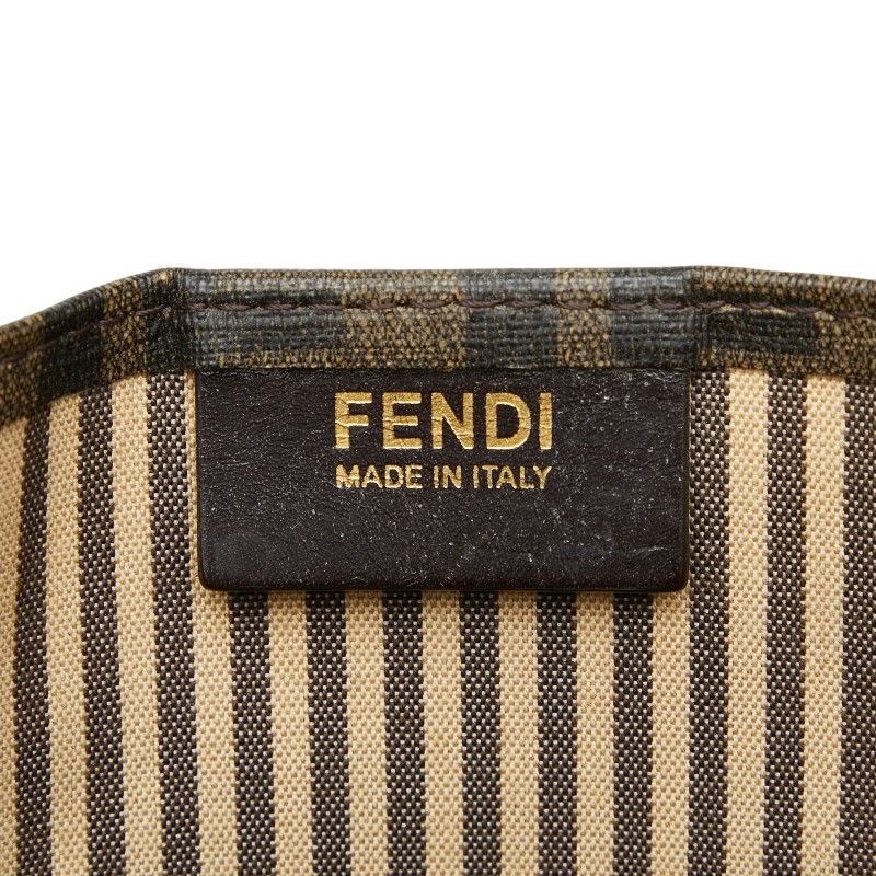 Fendi Zucca Tote Brown Leather — view 9