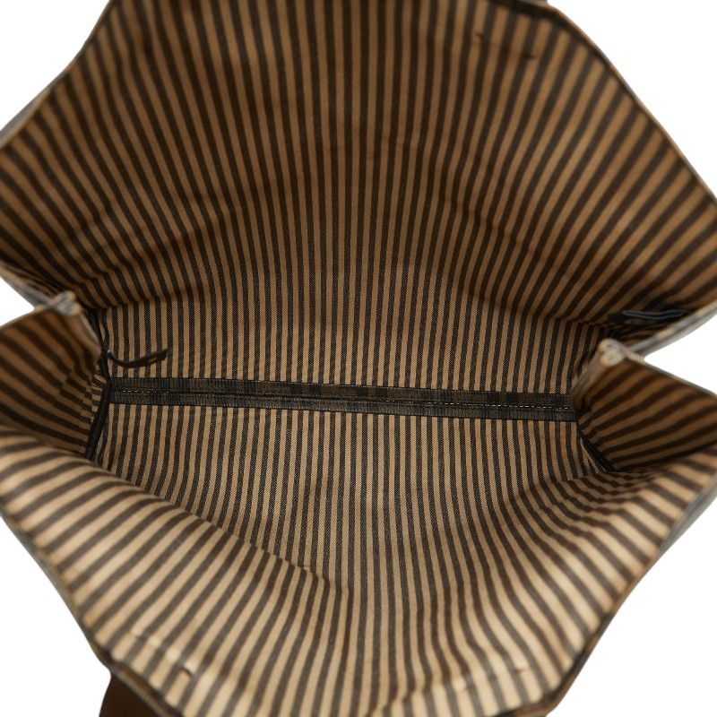 Fendi Zucca Tote Brown Leather — view 8