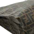Fendi Zucca Tote Brown Leather — view 7