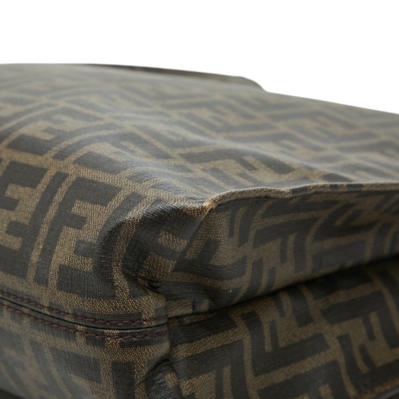 Fendi Zucca Tote Brown Leather — view 4