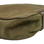 Prada Vela Sports Shoulder Bag Pochette Khaki Green Nylon Leather — view 6