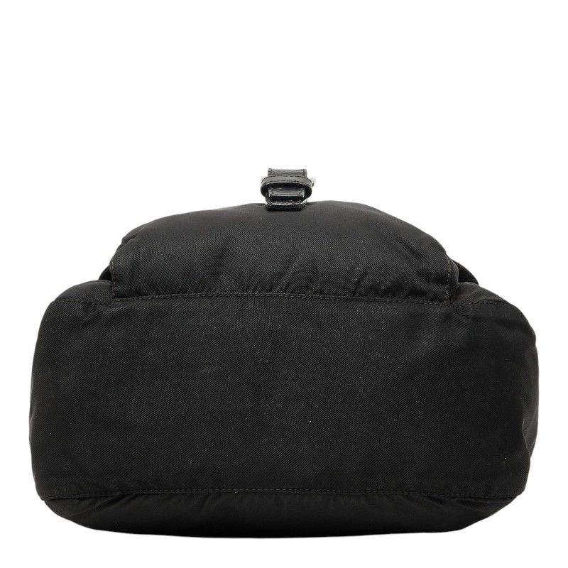 Prada Crossbody Shoulder Bag Black Nylon Leather — view 3