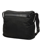 Prada Crossbody Shoulder Bag Black Nylon Leather — view 2