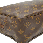 Louis Vuitton Monogram Trousse Toilet 28 Clutch Brown Leather — view 7